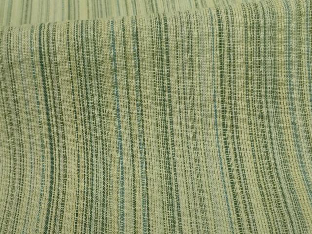 平和屋着物∴夏物　男性　阿波しじら織　浴衣　縞　綿　逸品　AABC3504jd_4
