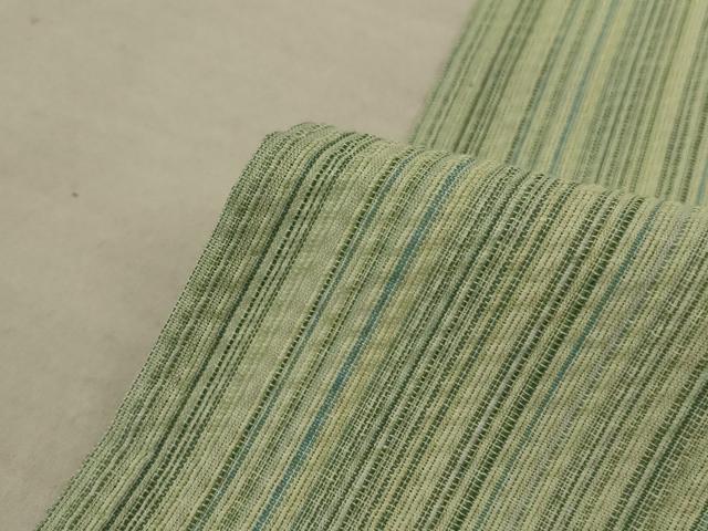 平和屋着物∴夏物　男性　阿波しじら織　浴衣　縞　綿　逸品　AABC3504jd_6
