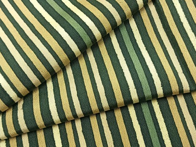 平和屋着物▽上質な小紋　単衣　縞　正絹　逸品　AABC3760fy