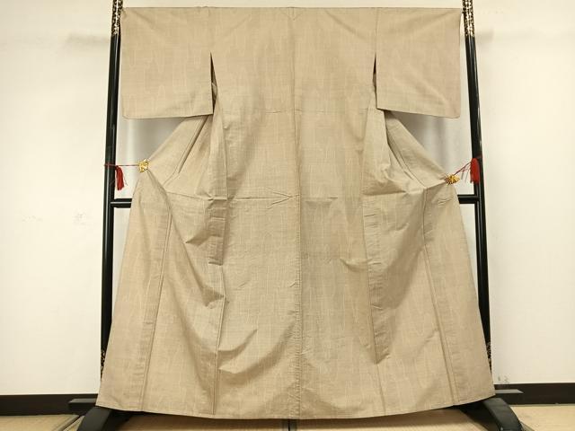 平和屋着物▽本場大島紬　単衣　160亀甲　幾何学文様　正絹　逸品　AABC3777fy 平和屋着物▽本場大島紬 単衣 160亀甲 幾何学文様 正絹 逸品 AABC3777fy