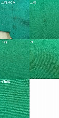 平和屋着物▽訪問着　単衣　幾何学文様　金銀彩　洗える着物　AABC3869fy_6
