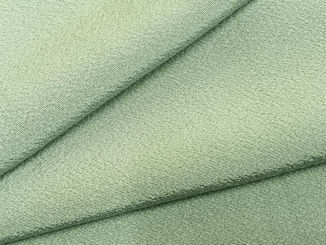 平和屋着物▽上質な色無地　単衣　薄青色　正絹　逸品　AABC4000fy