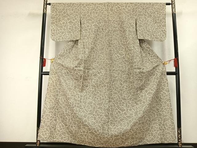 平和屋着物▽小紋　単衣　花尽くし　綿　AABC4118fy 平和屋着物▽小紋 単衣 花尽くし 綿 AABC4118fy