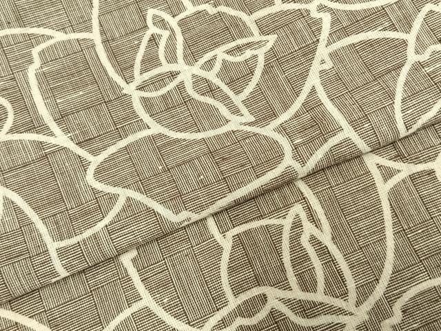 平和屋着物▽小紋 単衣 花尽くし 綿 AABC4118fy