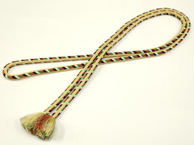 平和屋着物●極上　有職組紐道明　帯締め　奈良組　宮内庁御用　国立博物館御用　東京芸術大学御用　逸品　AABC4249ay