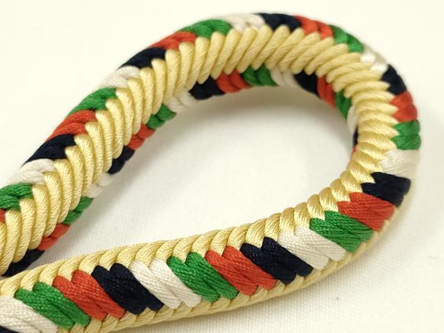 平和屋着物●極上　有職組紐道明　帯締め　奈良組　宮内庁御用　国立博物館御用　東京芸術大学御用　逸品　AABC4249ay