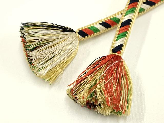 平和屋着物●極上　有職組紐道明　帯締め　奈良組　宮内庁御用　国立博物館御用　東京芸術大学御用　逸品　AABC4249ay