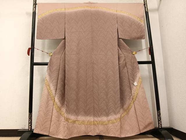 平和屋着物●皇室献上作家　北出与三郎　訪問着　草木地紋　暈し染め　金彩　正絹　逸品　未使用　AABC4444ph