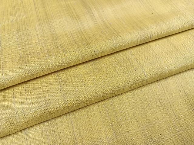 平和屋着物●紅花紬　米沢　間道　正絹　逸品　AABC4469ph