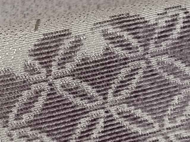 平和屋着物○訪問着 輪奈ビロード 雪輪重ね吉祥地紋 江戸紫色 正絹