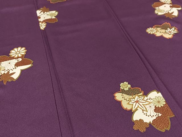 平和屋着物●小振袖　二尺袖　舞花文　金彩　正絹　逸品　AABC4866zg 平和屋着物○小振袖 二尺袖 舞花文 金彩 正絹 逸品 AABC4866zg