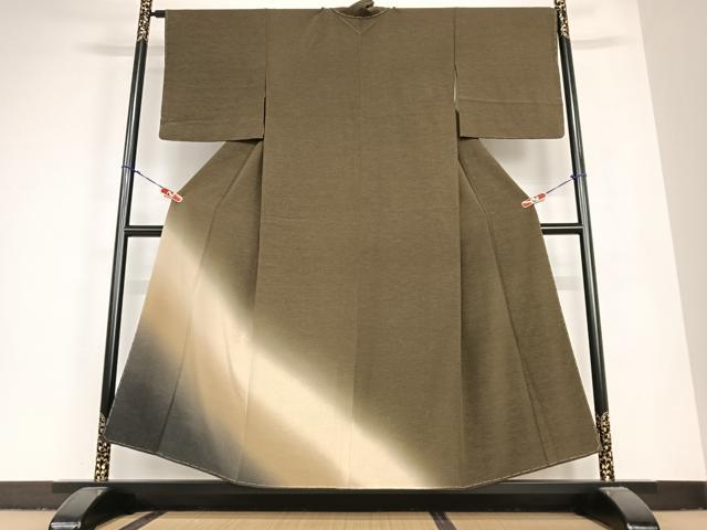 平和屋着物●京都の名門ブランド　銀花仙　訪問着　霞文　暈し染め　正絹　逸品　未使用　AABC4867zg 平和屋着物○京都の名門ブランド 銀花仙 訪問着 霞文 暈