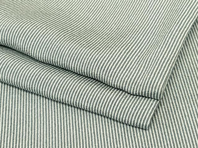 平和屋着物●江戸小紋　万筋　紺鼠色×白色　正絹　逸品　AABC4942zg