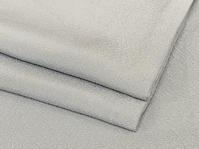 平和屋着物●上質な色無地　薄鼠色　正絹　逸品　AABC5071zg