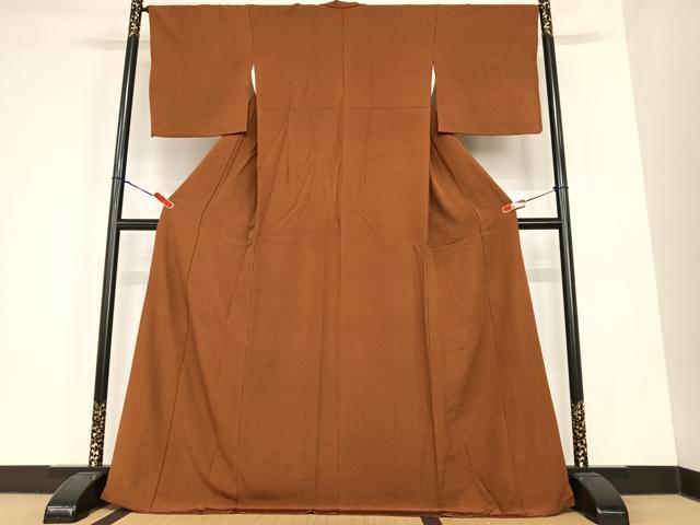 平和屋着物●伝統工芸士 砂川健一　江戸小紋　角通し　正絹　逸品　AABC5131zg 平和屋着物○伝統工芸士 砂川健一 江戸小紋 角通し 正絹 逸品