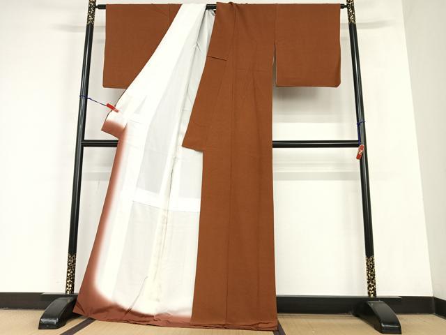 平和屋着物○伝統工芸士 砂川健一 江戸小紋 角通し 正絹 逸品