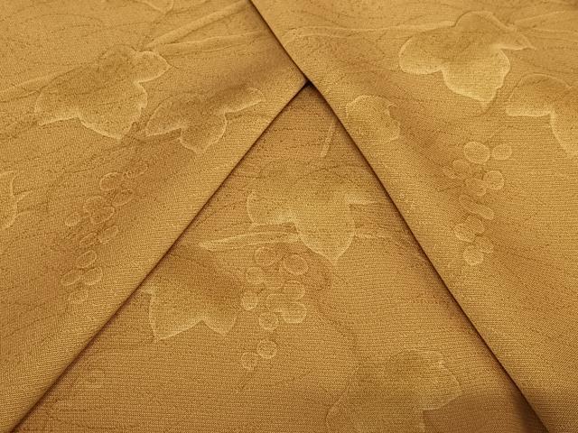 平和屋着物●銀座越後屋　小紋　葡萄蔦草文　ろうけつ染め　正絹　逸品　AABC5153zg