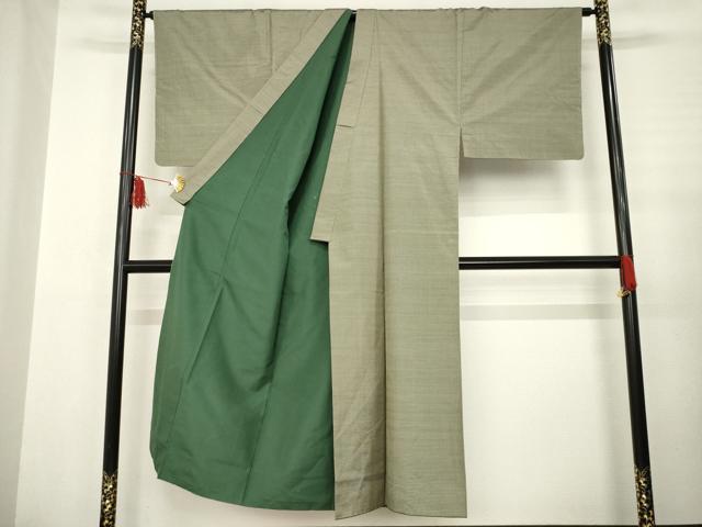 平和屋着物○男性 本場大島紬 アンサンブル 亀甲絣 正絹 逸品 AABC5644ck