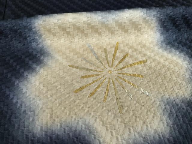 平和屋着物○訪問着 舞花文 暈し染め 金銀彩 正絹 逸品 AABC5668ck