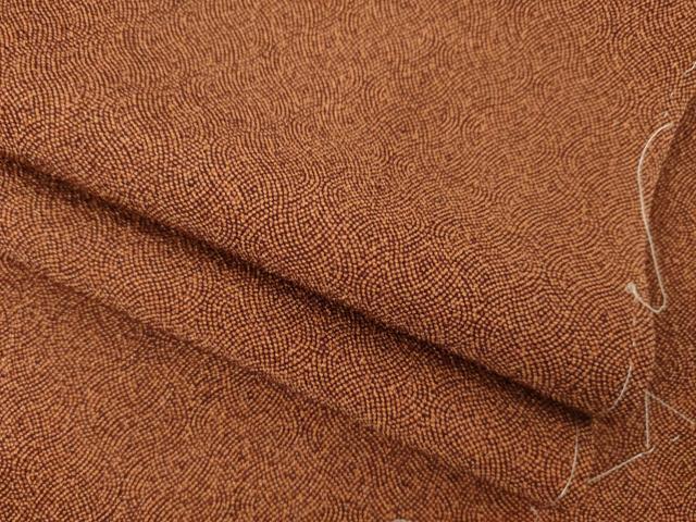 平和屋着物●江戸小紋　立分銅　正絹　逸品　AABC5670ck