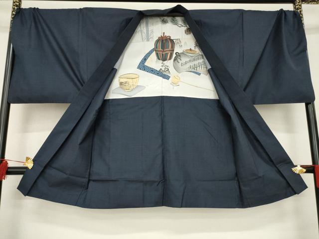 平和屋着物○男性 本場大島紬 アンサンブル 100亀甲 総詰め キング