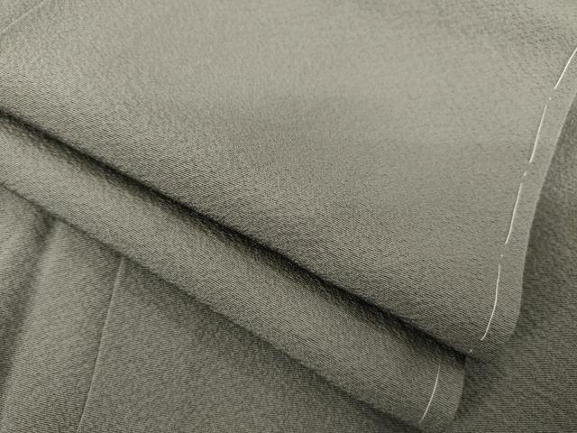 平和屋着物●上質な色無地　源氏鼠色　正絹　逸品　未使用　AABC6145ck