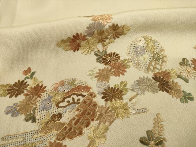 平和屋着物○総刺繍 訪問着 中国三大刺繍 汕頭刺繍 スワトウ刺繍