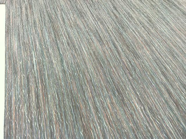 平和屋着物▽洗える最高級着物 ＜英＞はなぶさ謹製 小紋 単衣 よろけ縞