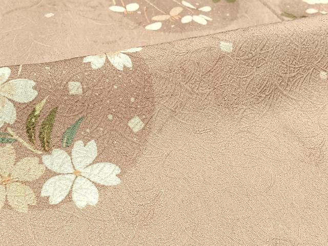 平和屋着物▽小紋　単衣　花丸文　洗える着物　AABC6793jh 平和屋着物▽小紋 単衣 花丸文 洗える着物 AABC6793jh