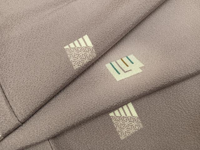 平和屋着物●上質な小紋　源氏香　暈し染め　正絹　逸品　AABC6802ph