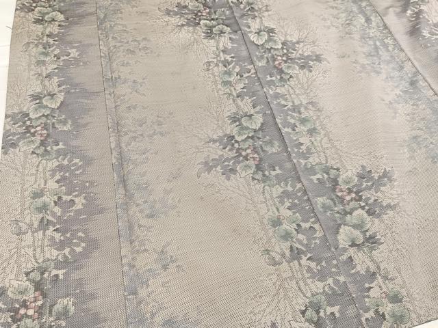 平和屋着物●本場大島紬　一元7マルキ　総絣　葡萄間道　正絹　逸品　AABC6809ph 平和屋着物○本場大島紬 一元7マルキ 総絣 葡萄間道 正絹 逸品