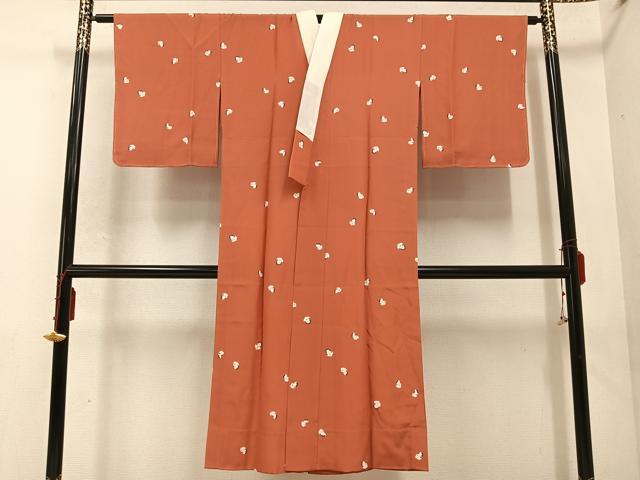 平和屋着物●長襦袢　無双仕立て　お多福　正絹　逸品　AABC6815ph