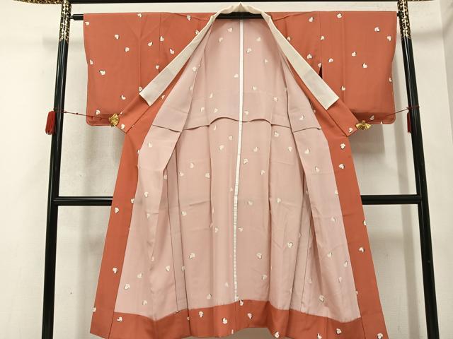 平和屋着物○長襦袢 無双仕立て お多福 正絹 逸品 AABC6815ph