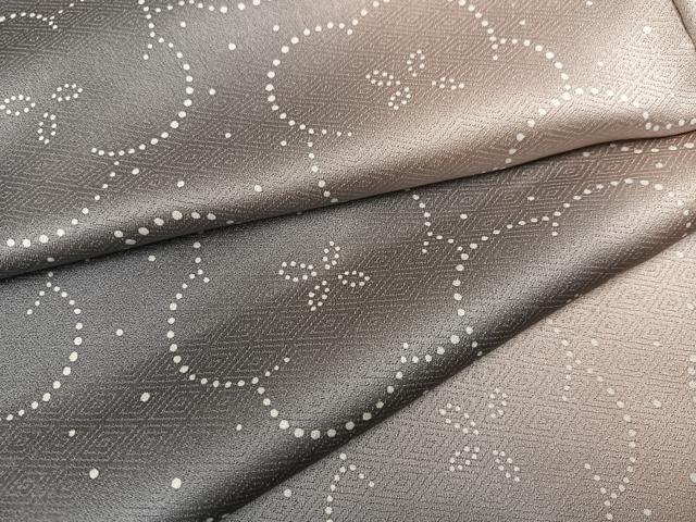 平和屋着物●上質な小紋　梅　暈し染め　正絹　逸品　未使用　AABC6876ph