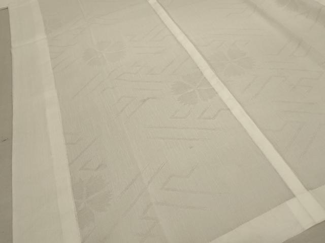 平和屋着物＊夏物 長襦袢 舞花紋紗 白色 AABC6883jd