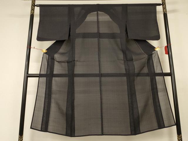 平和屋着物＊夏物 本場大島紬 夏大島 縞 正絹 逸品 AABC6887jd