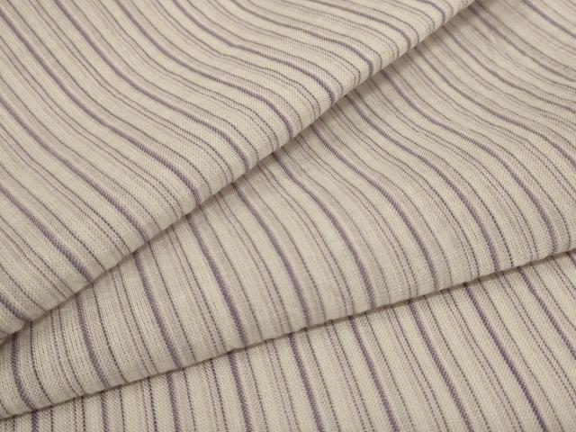 平和屋着物＊夏物　小千谷ちぢみ　縞　麻　逸品　AABC6889jd