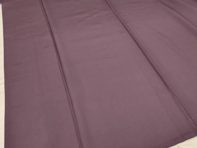 平和屋着物＊夏物　色無地　絽　濃色　正絹　逸品　AABC6944jd_2