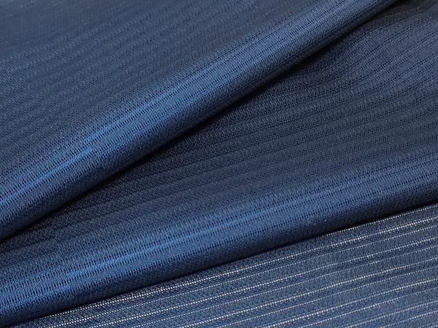 平和屋着物＊夏物　小紋　絽　霞文　暈し染め　正絹　逸品　AABC6956jd