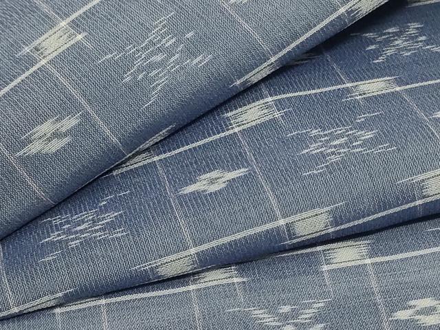 平和屋着物＊夏物　本場琉球絣　夏琉球　正絹　逸品　AABC6959jd