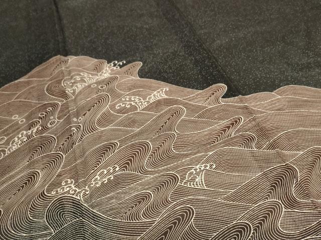 平和屋着物＊夏物　訪問着　絽　立波文　洗える着物　AABC6975jd 平和屋着物＊夏物 訪問着 絽 立波文 洗える着物 AABC6975jdの通販はau