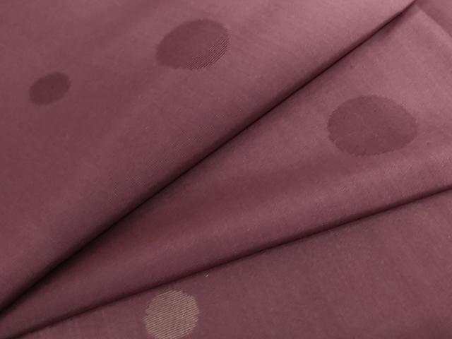 平和屋着物＊夏物　小紋　紗　水玉　暈し染め　正絹　逸品　AABC6985jd