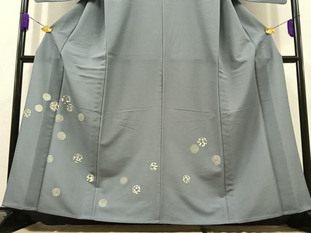 平和屋着物▽訪問着　単衣　花丸文　洗える着物　AABC7499jh 平和屋着物▽訪問着 単衣 花丸文 洗える着物 AABC7499jh