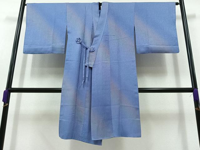 平和屋着物▽道中着　スリーシーズン　春夏秋　塵除け　霞文　まるやま扱い　正絹　逸品　AABC7510jh