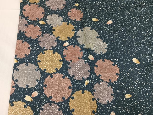 平和屋着物○訪問着 雪輪舞桜 正絹 逸品 AABC8014ph