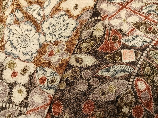 平和屋着物○訪問着 作家物 辻が花 絞り 正絹 逸品 AABC8033ph