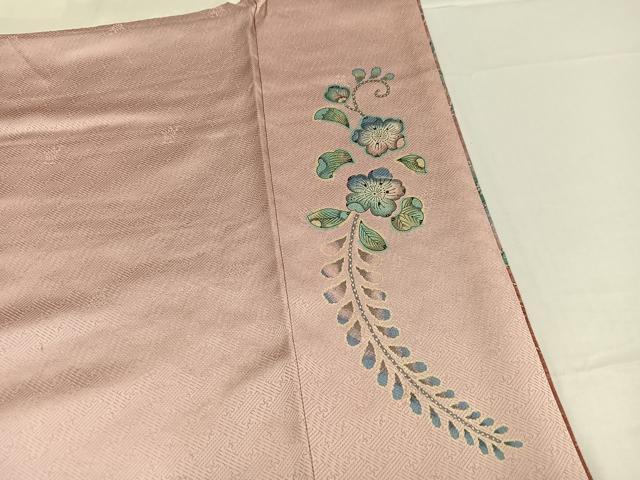 平和屋着物○訪問着 辻が花 金彩 ロング丈 正絹 逸品 AABC8050ph