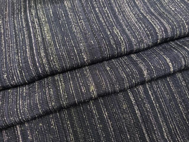 平和屋着物●上質な小紋　ろうけつ染　間道　正絹　逸品　AABC8055ph