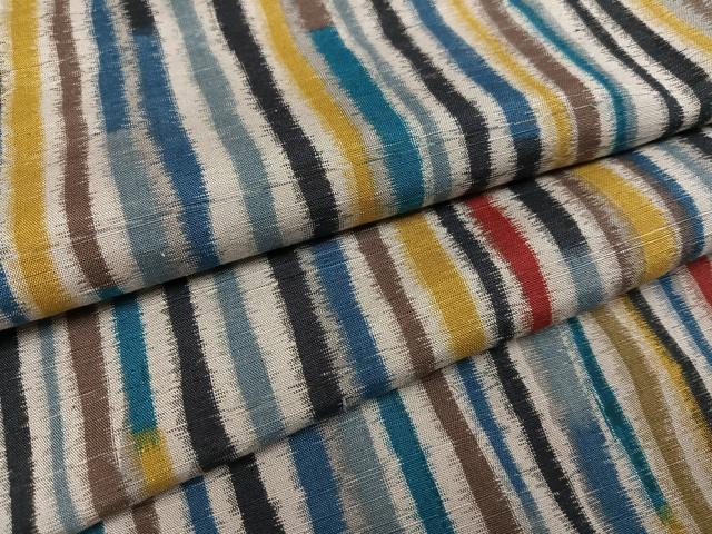 平和屋着物●上質な紬　間道　正絹　逸品　AABC8056ph