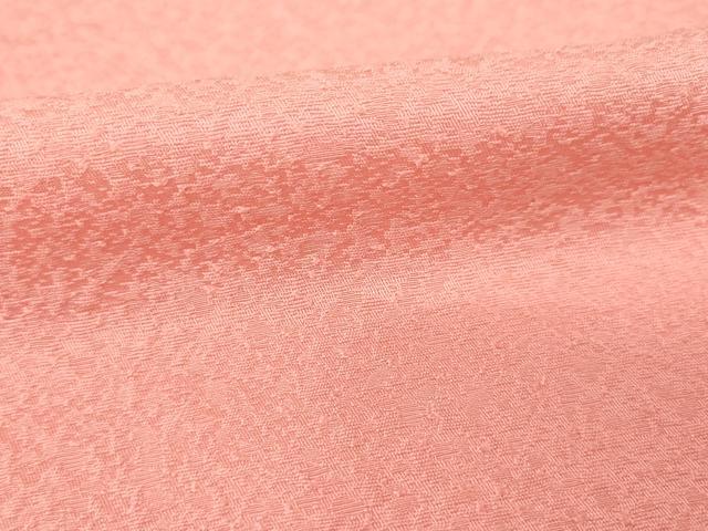 平和屋着物○上質な色無地 甚三紅色 正絹 逸品 未使用 AABC8112ck